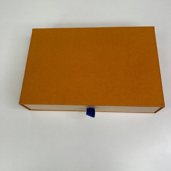 Louis Vuitton Orange Drawer Gift Box With Pull Tab For Accessories 5.5"x8.25" - Picture 6 of 14